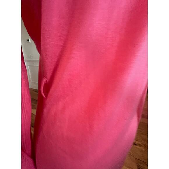 ULTRA FLIRT SALMON PINK LONG SLEEVE BUTTON UP SHIRT DRESS NWT WOMENS LARGE - Picture 7 of 9